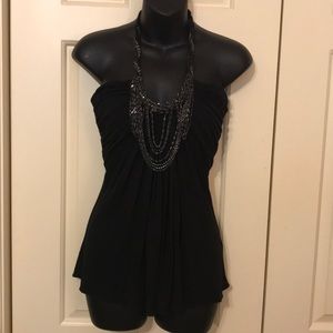 Beaded halter top